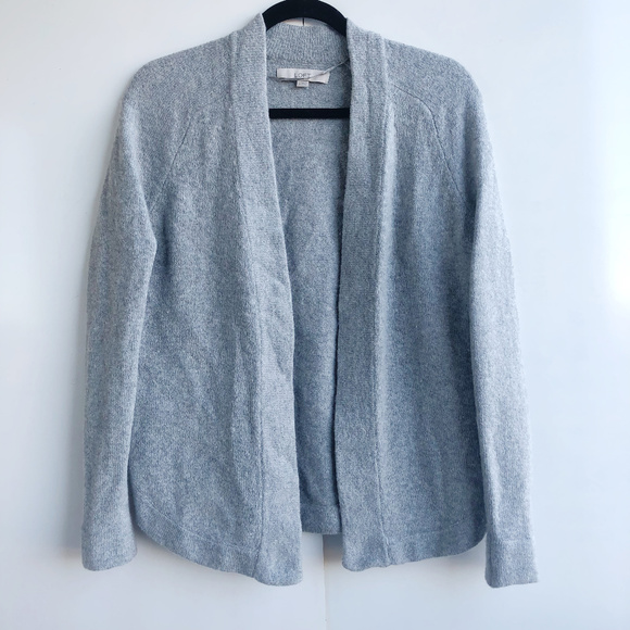 LOFT Sweaters - LOFT Wool  Blend Grey Cardigan
